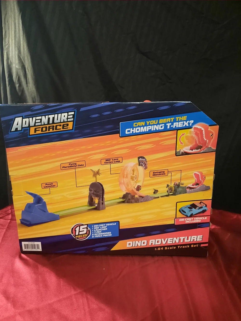Adventure Force Dino Adventure Race Track Set With Vehicle